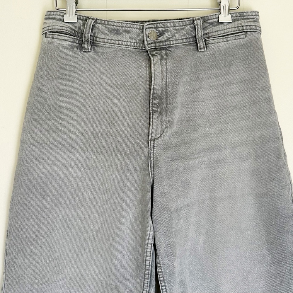 MANGO Catherine High Waist Wide Leg Jeans Altered Size 8 - Picture 3 of 9